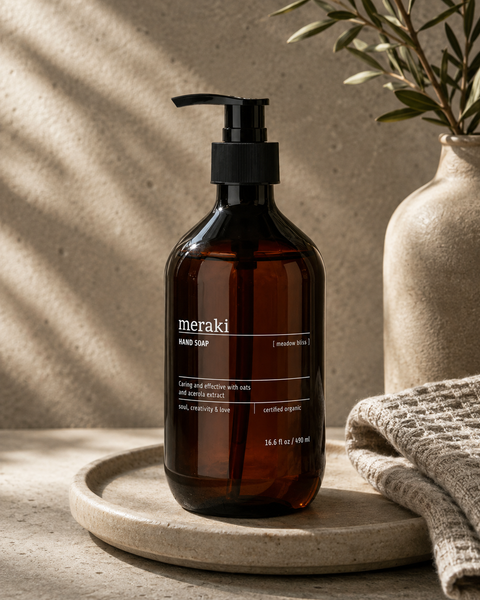 Meadow Bliss økologisk håndsæbe i pumpeflaske, 490 ml