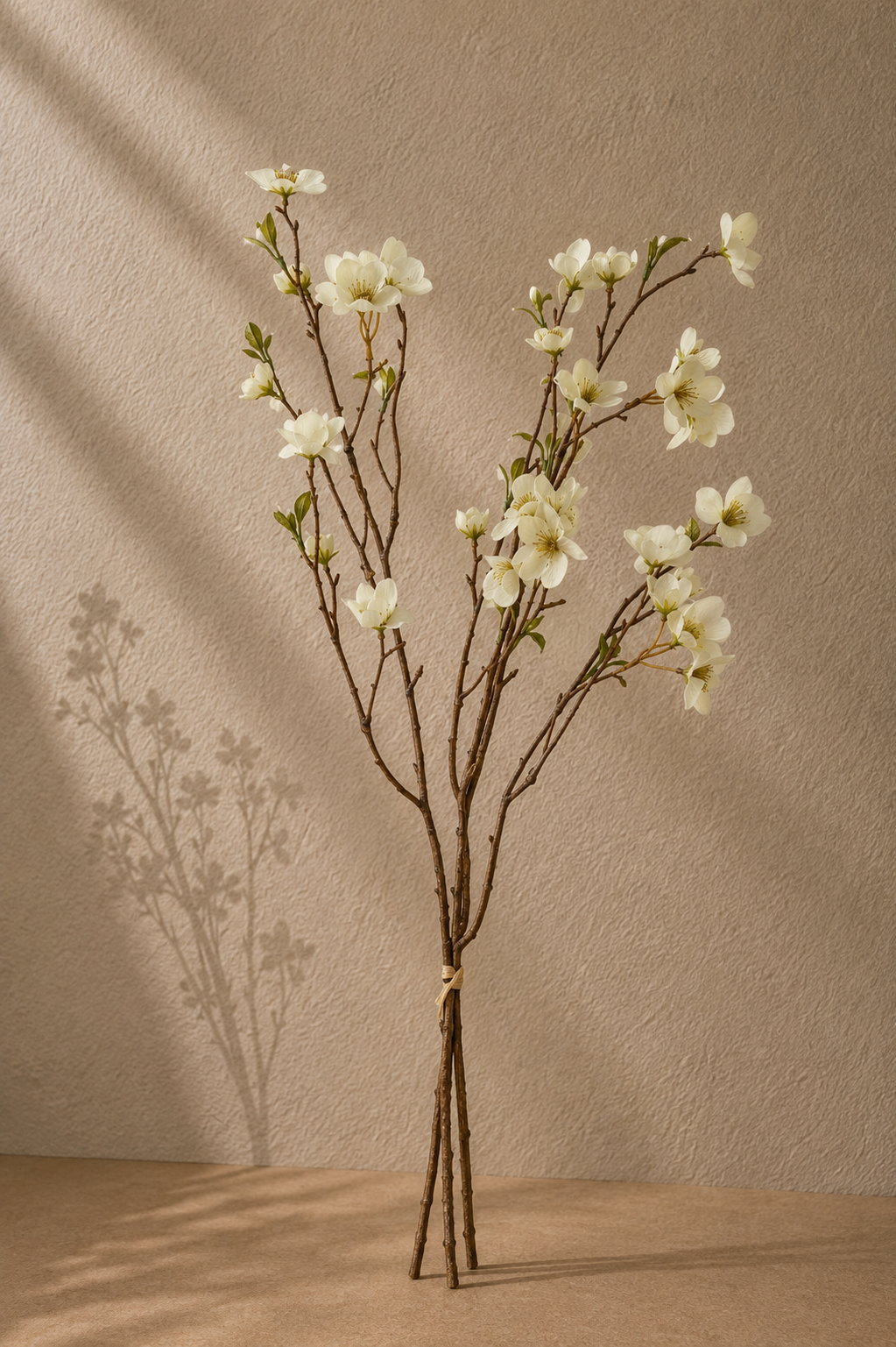 Kunstigt Helleborus-bundt – hvid, 2 stk.