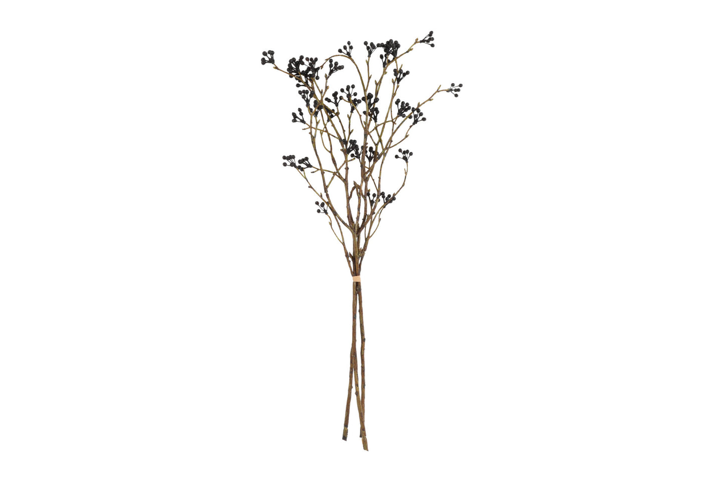 Kunstigt Viburnum-bundt – sort, 3 stk.