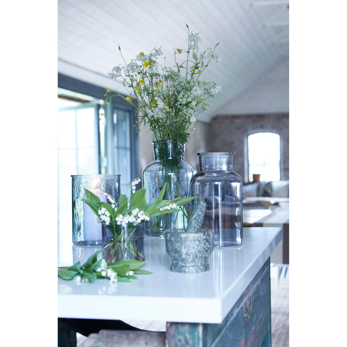 ALEA glasvaser i klart glas – stemningsfoto