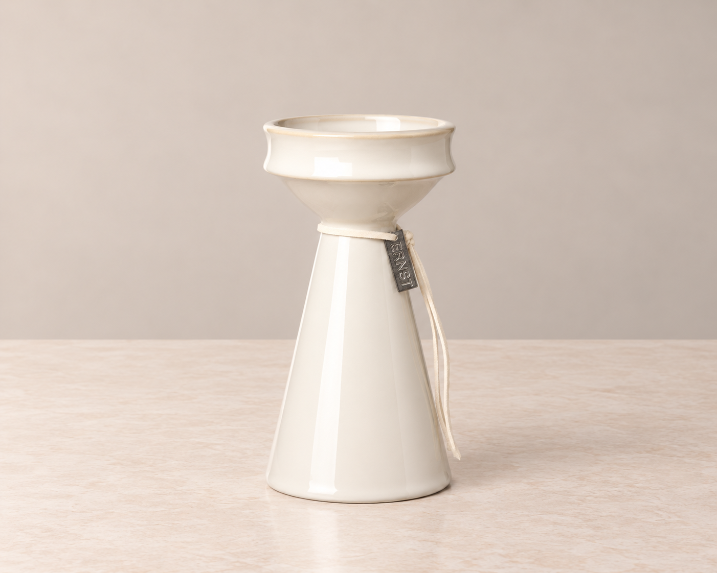 Hyacintvase – naturhvid - 16cm