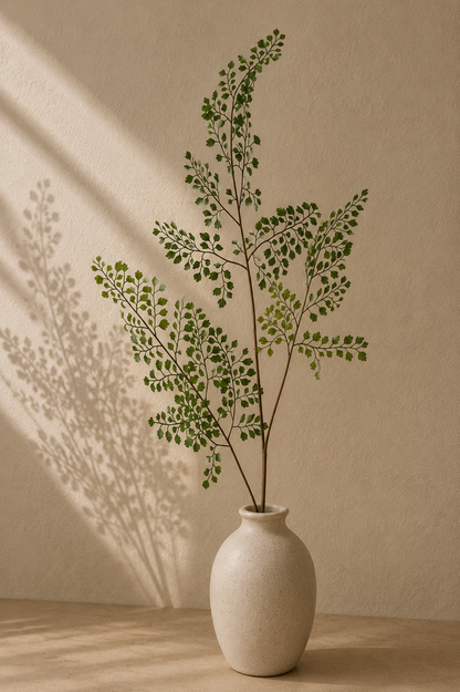Kunstig Adiantum-gren – grøn