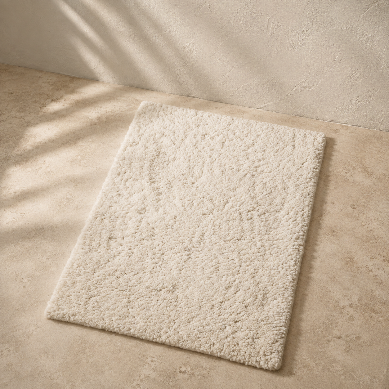 Elsa bademåtte – råhvid - 70×50 cm