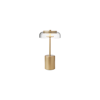 Nuura - Blossi Table Mini Portable – Nordic Gold/Clear