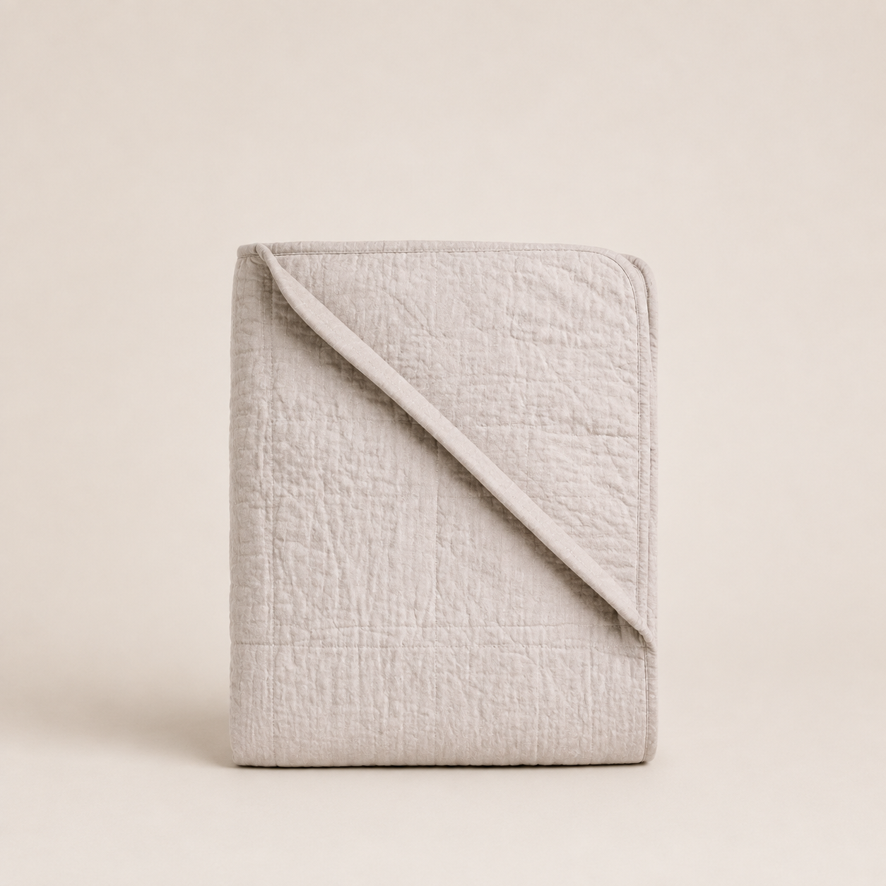 Quilt Ethnic vattæppe - Stribet grå