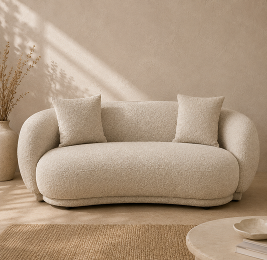 2,5-personers sofa – sand