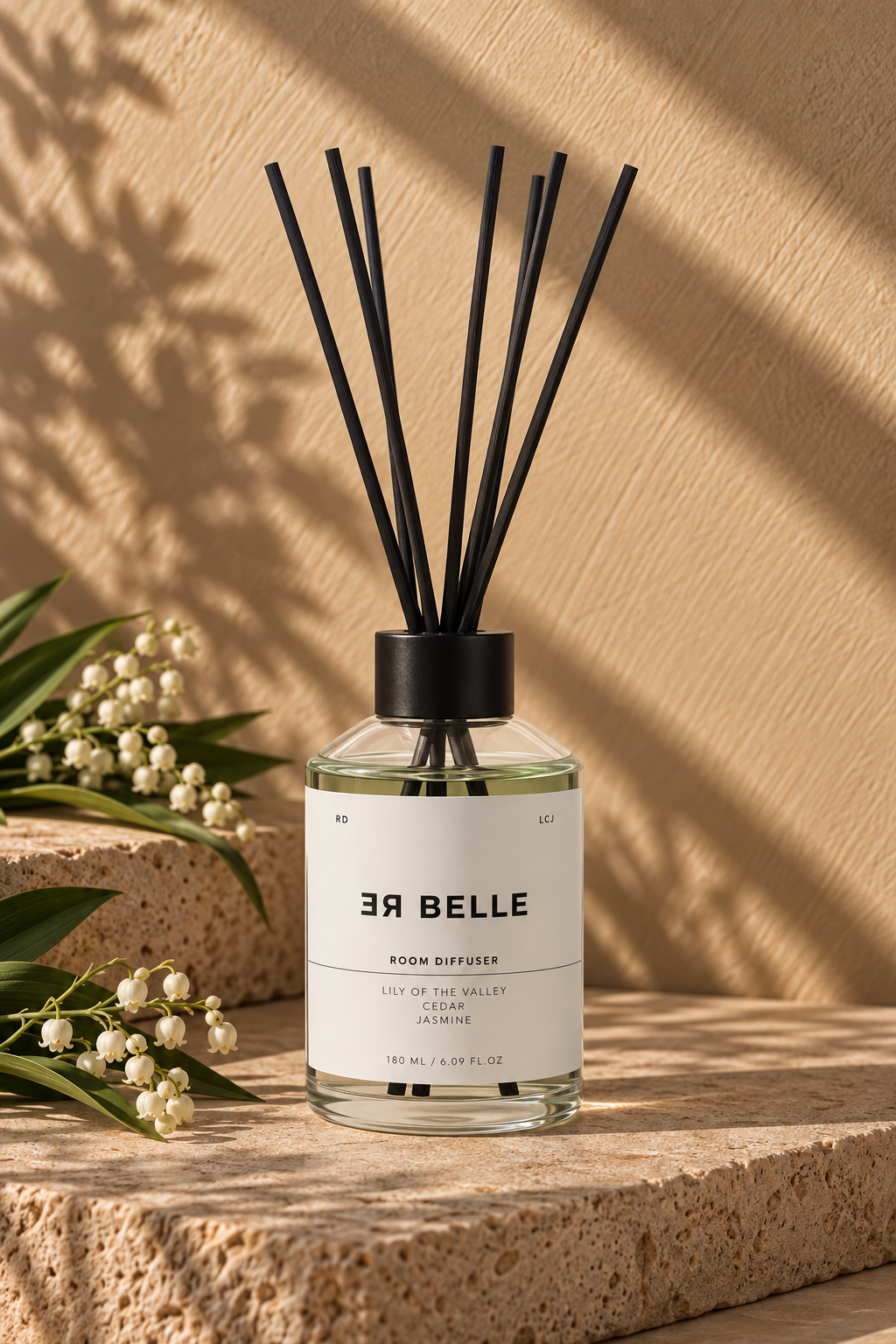 Rebelle - Duftdiffuser med liljekonval, cedertræ og jasmin