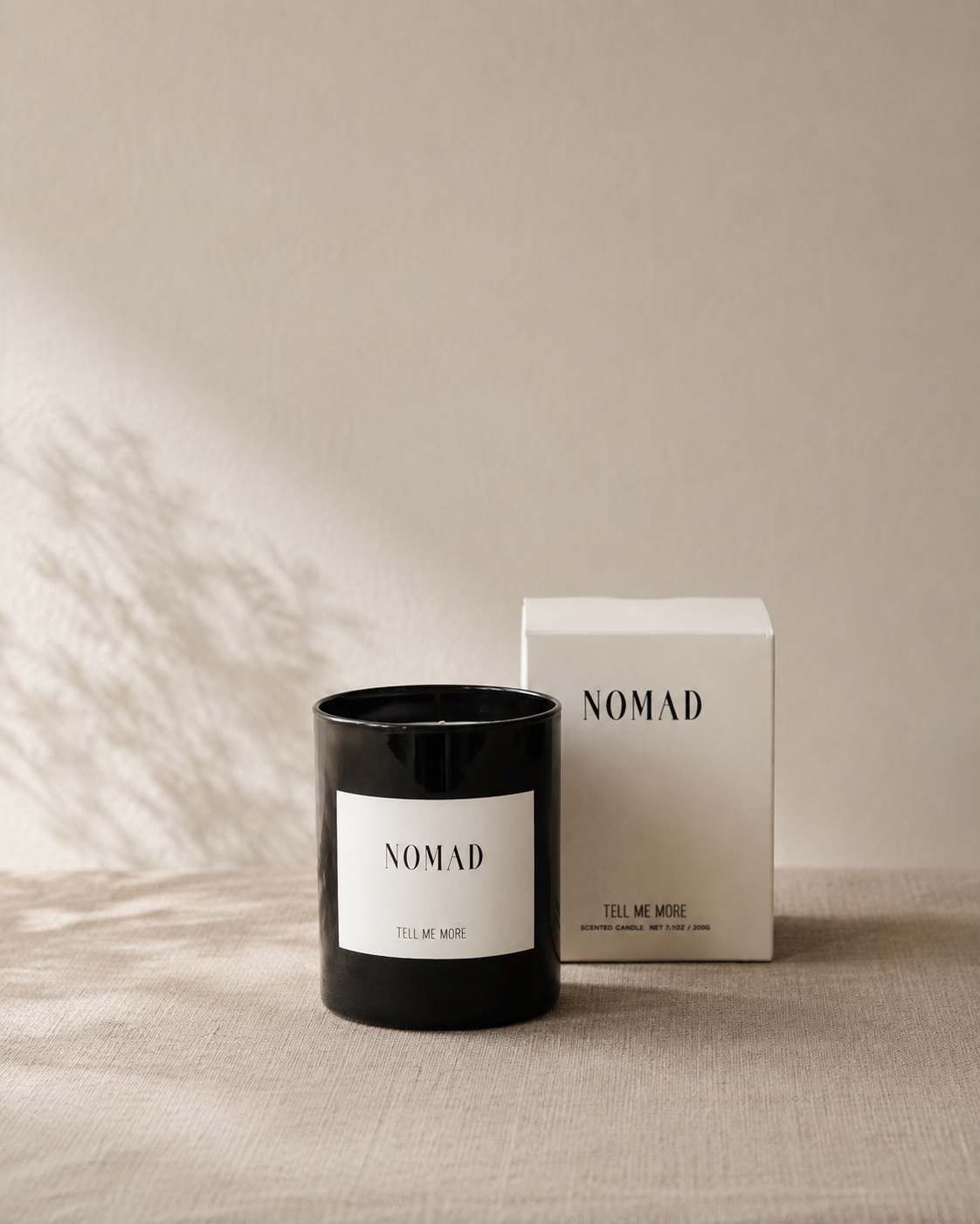Nomad duftlys – sort