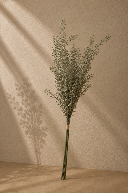 Kunstigt Phytolacca-bundt – støvet grøn, 3 stk.