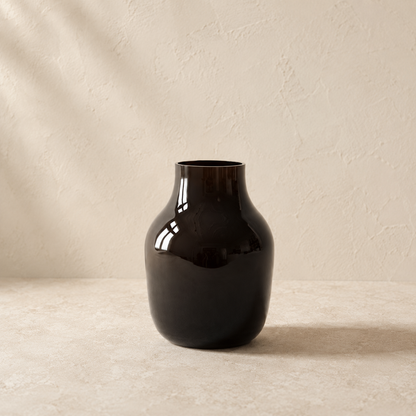 Paloma vase – mørkebrun