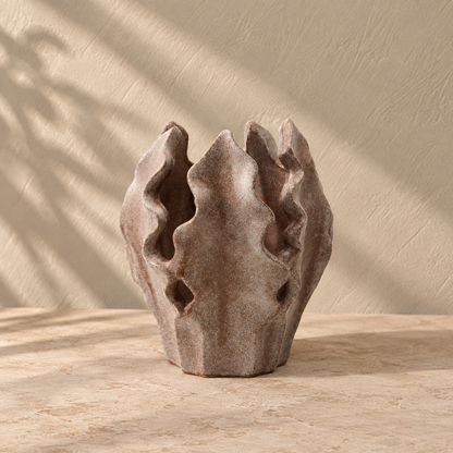 Camden fyrfadsstage – beige karamel