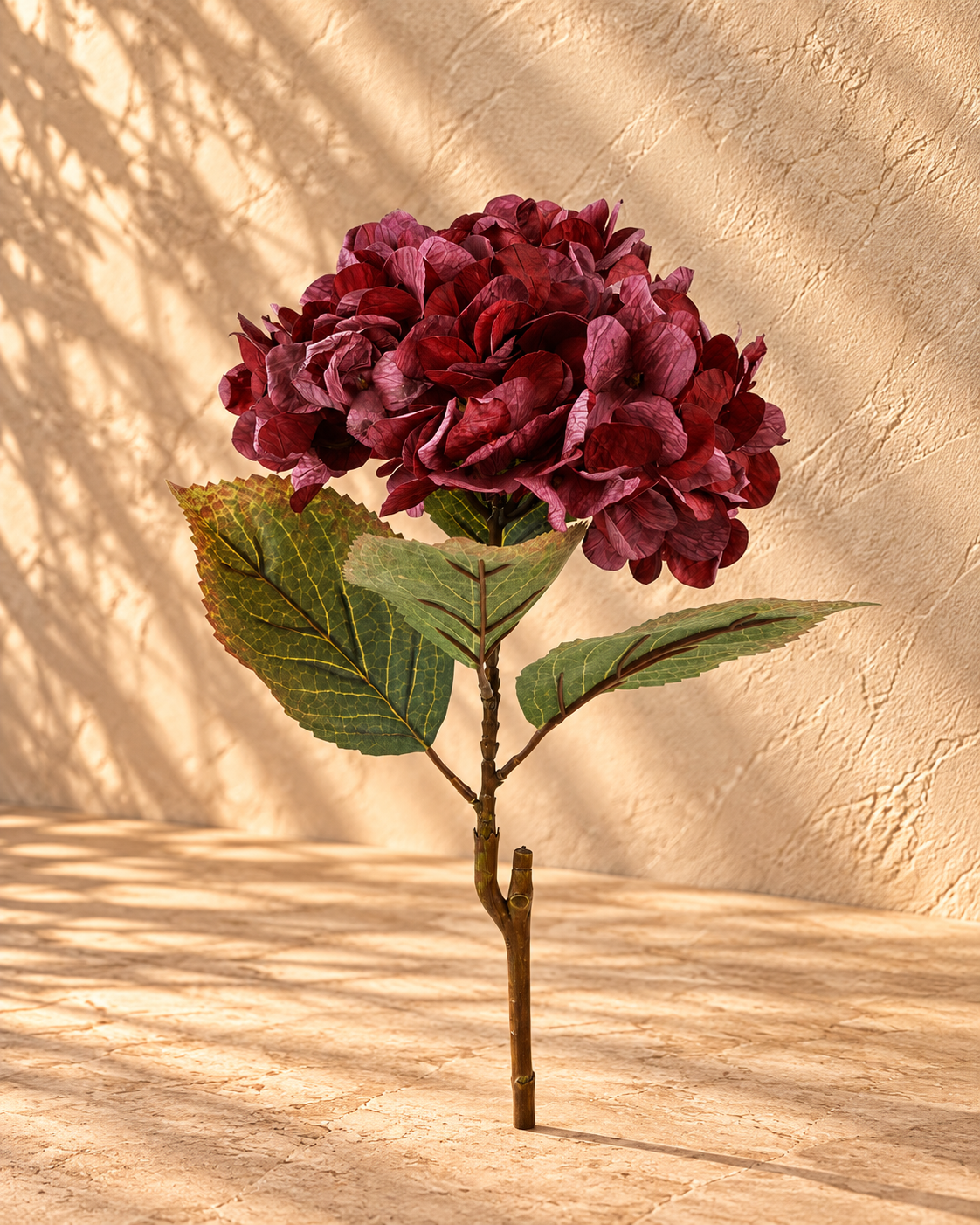 Hortensia i bordeaux – 64 cm