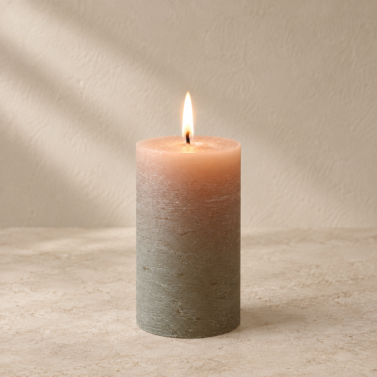 Bloklys – hør, 10 cm