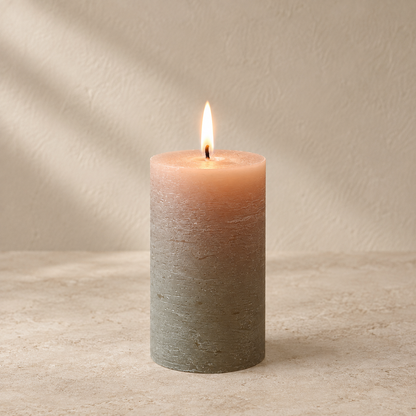 Bloklys – hør, 10 cm