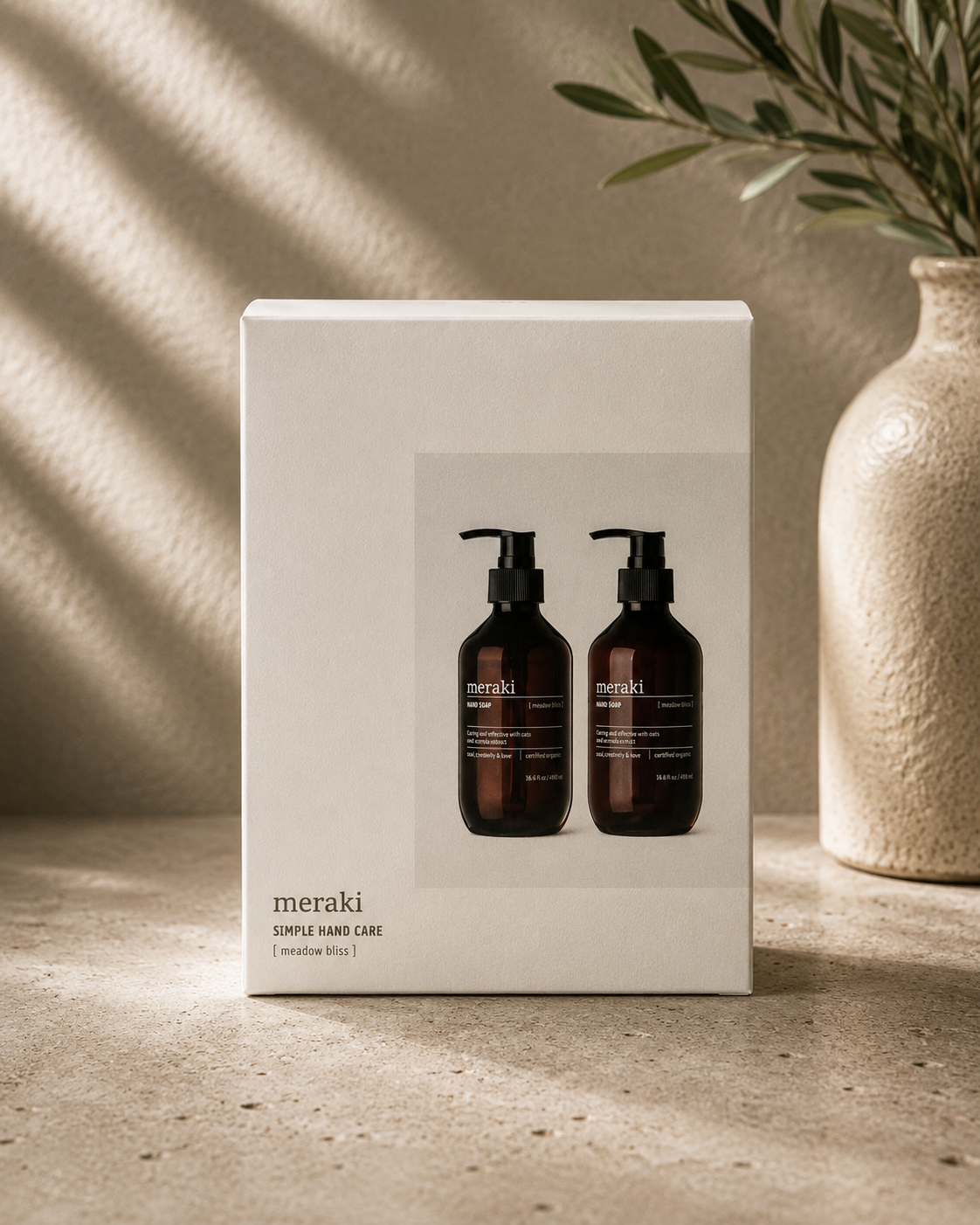 Meadow Bliss gaveæske – håndsæbe og håndlotion