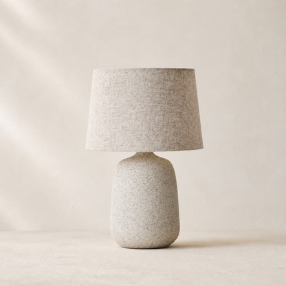 Bordlampe med skærm