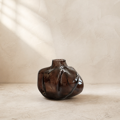 Wabi Vase Medio – Smoked Forest