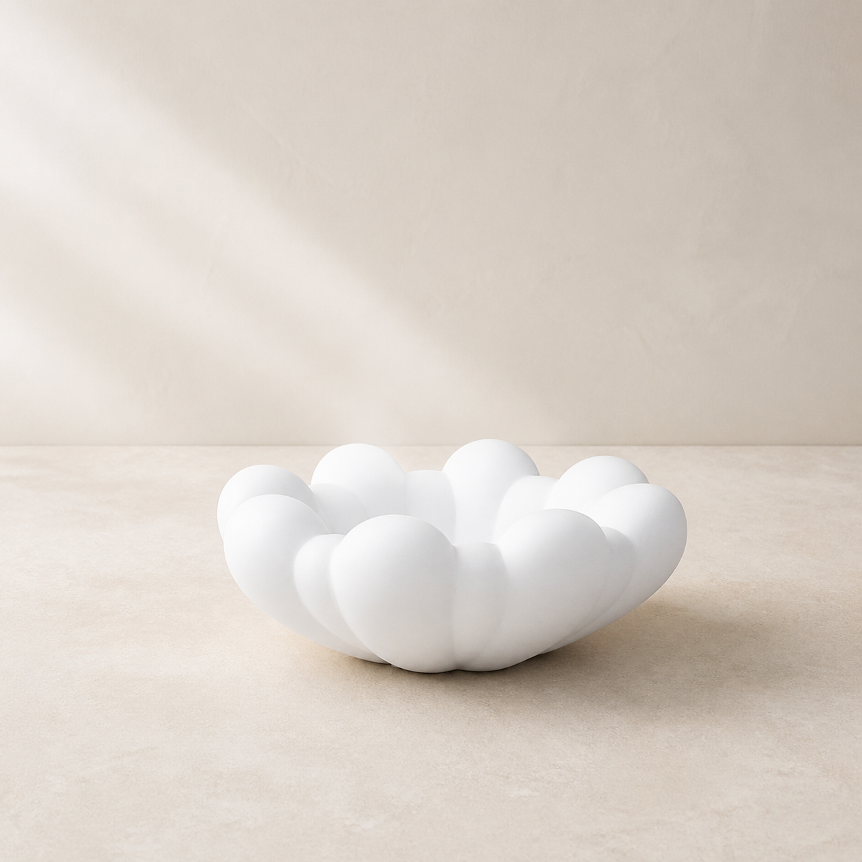 Bloom Tray Big – Bone White