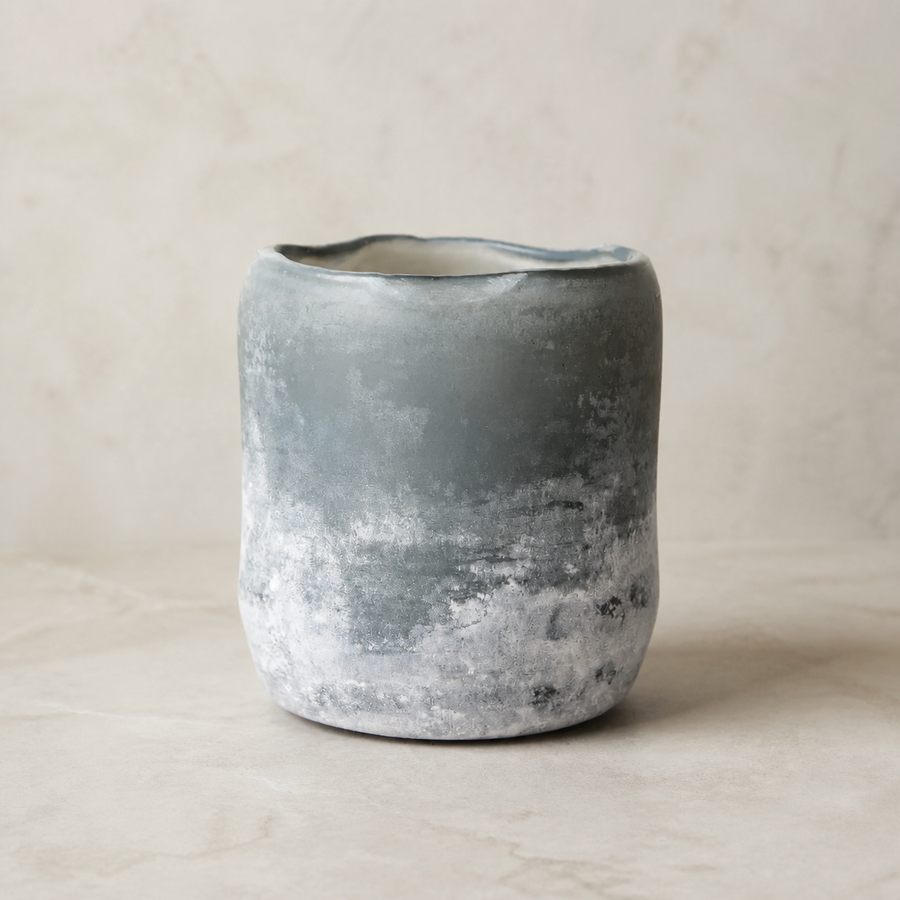 Fyrfadstage - Håndlavet - 12 cm.