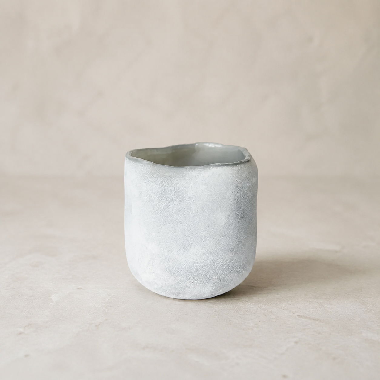 Fyrfadstage - Håndlavet - 8 cm.